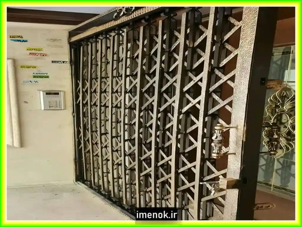 خرید درب آکاردئونی فلزی