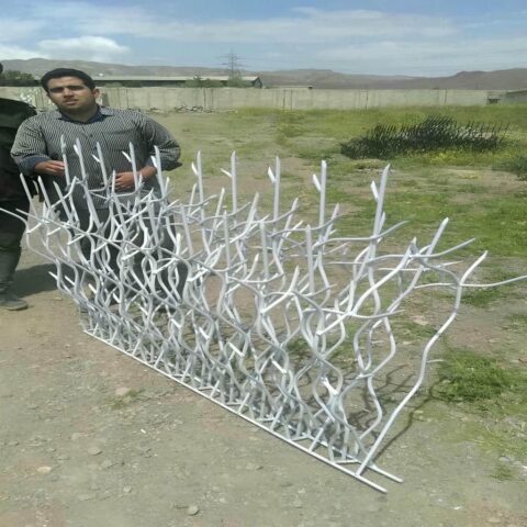 fence-wall-protection-deer-antler-spear-kb مشخصات فنی حفاظ شاخ گوزنی
