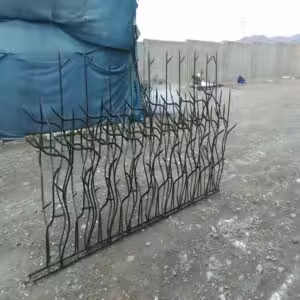 محاسبه قیمت هر متر حفاظ نرده شاخ گوزنی برای روی دیوار