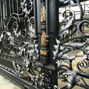 درب فرفورژه فلزی سفارشی و مدرن