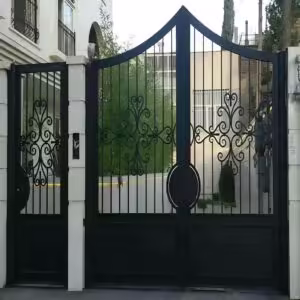 درب حیاط آهنی جدید و ارزان