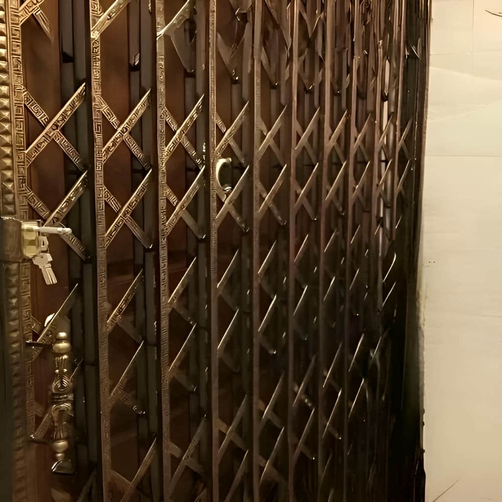 حفاظ آکاردئونی تمام گل سلطنتی تسمه 2.5 سانتی متر نقش دار