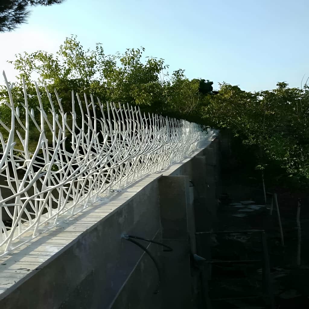 رنگ&zwnj;بندی حفاظ شاخ گوزنی تراکم ۴۰ سفید مشکی طلایی