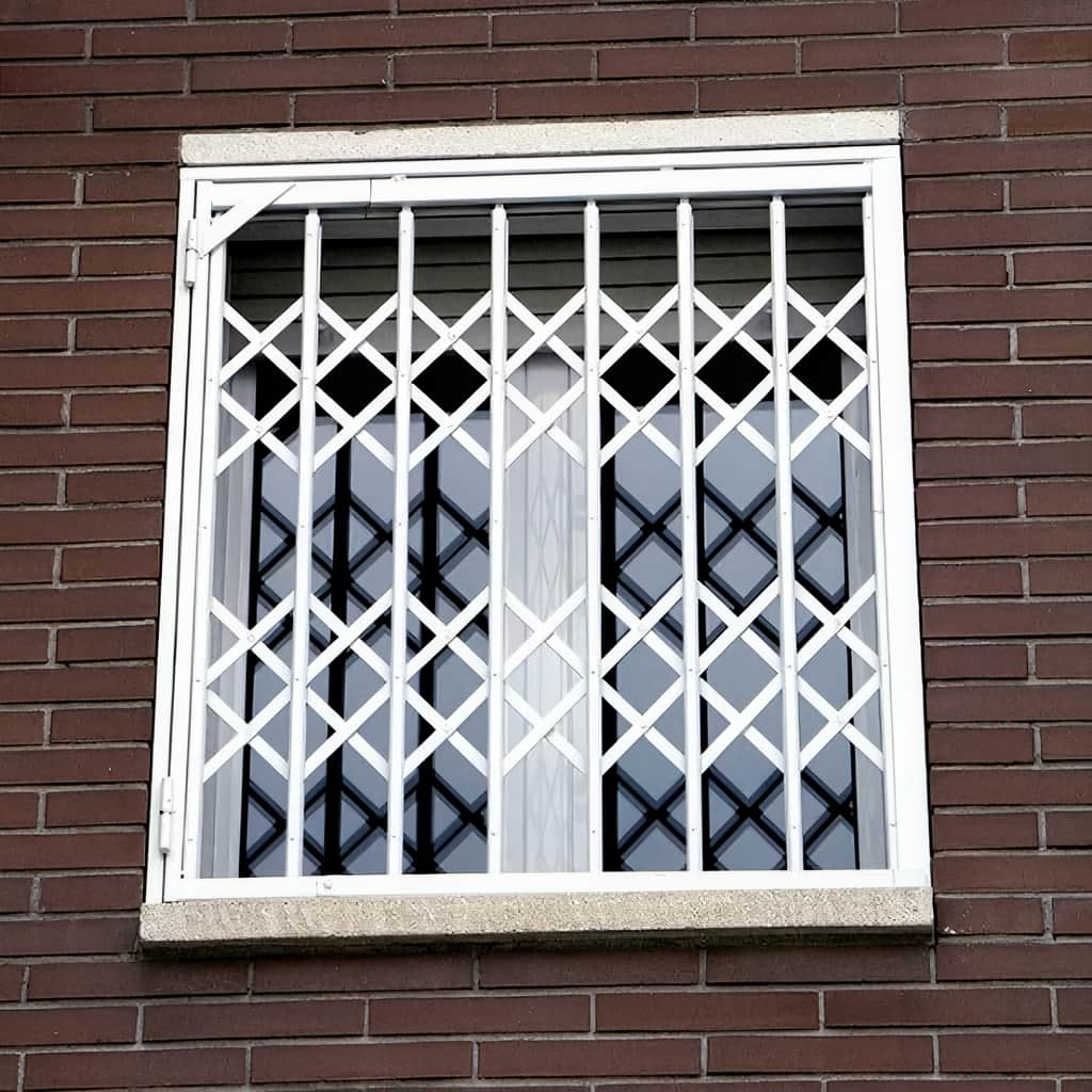 حفاظ پنجره متحرک ریلی مدل آکاردئون