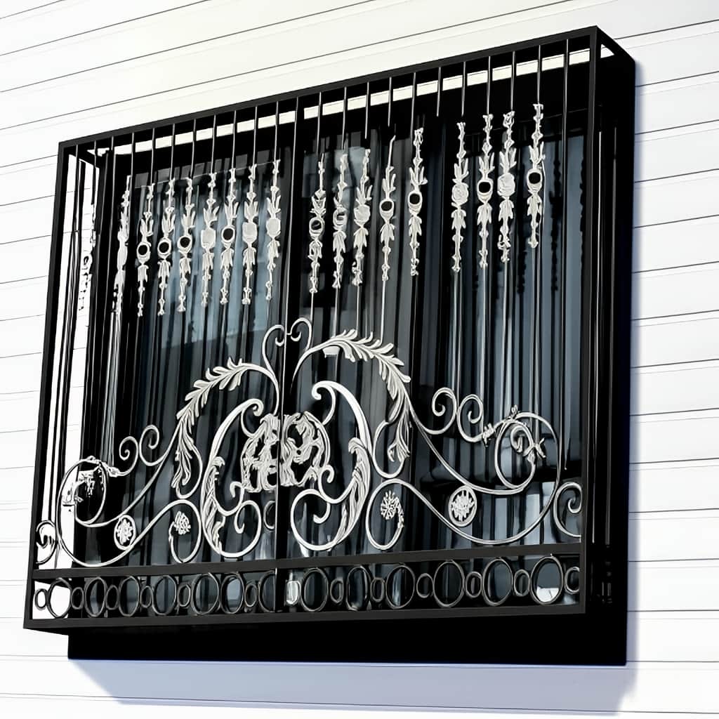 عکس نمای نزدیک نقوش گلبرگ برجسته حفاظ سلطنتی