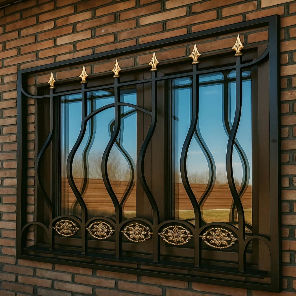 نصب حفاظ موج سرنیزه دار در طبقه پایین ساختمان