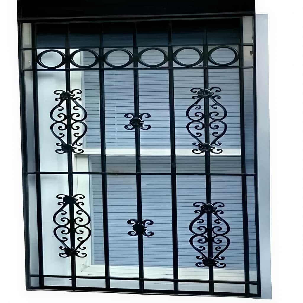 عکس نمای نزدیک از جزئیات حفاظ نقشینه تزئینی