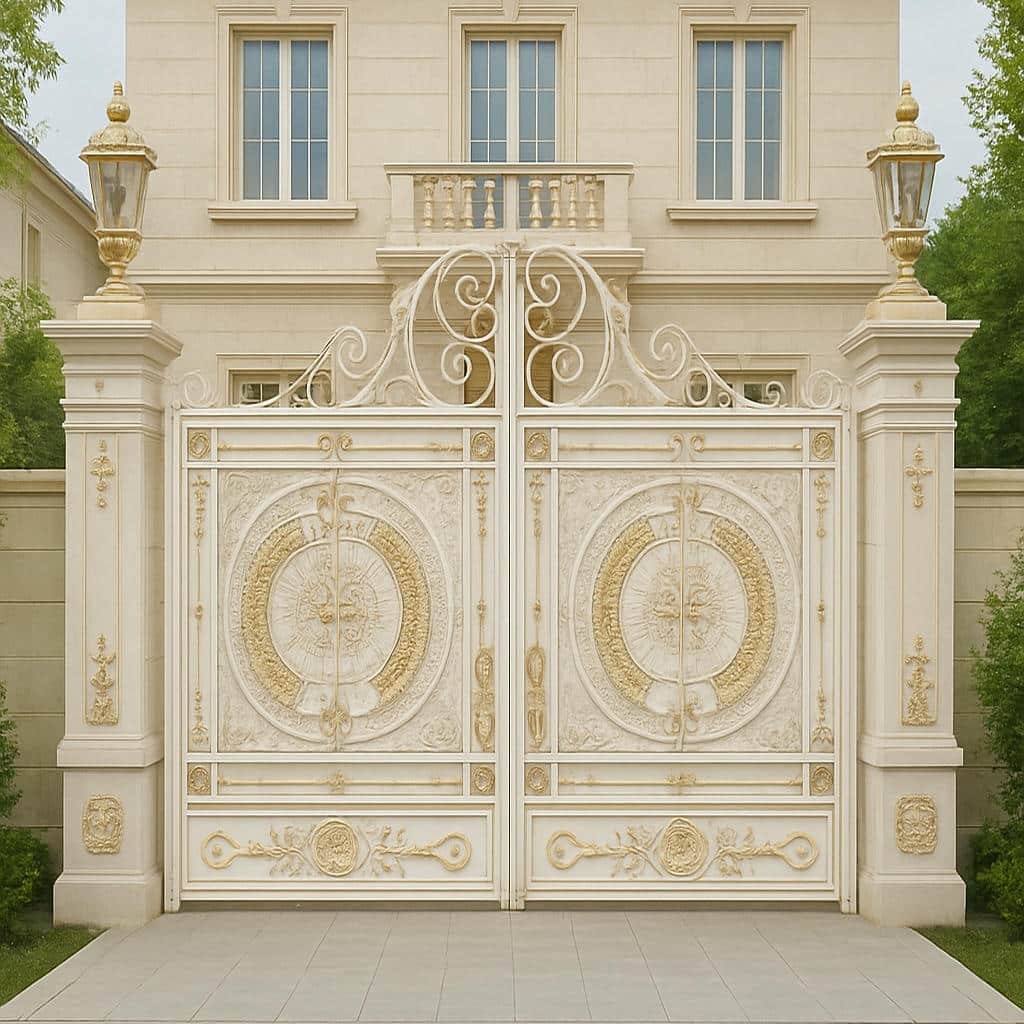 خرید درب مدل ارکیده فرفورژه گل&zwnj;دار