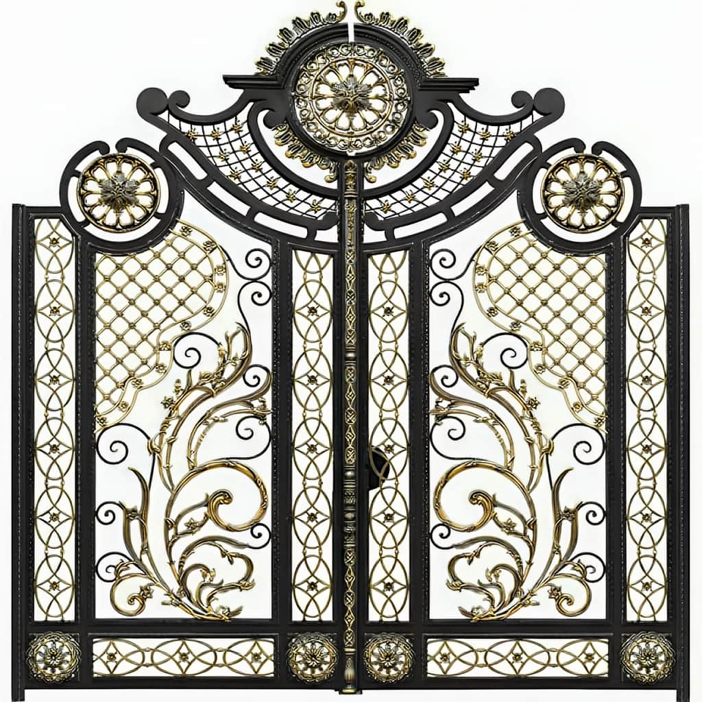 عکس درب فلزی اقاقیا مناسب ویلا و پارکینگ