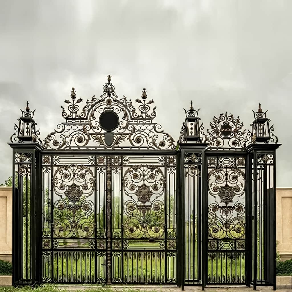 عکس درب الیزابت کلاسیک با جزئیات هنری