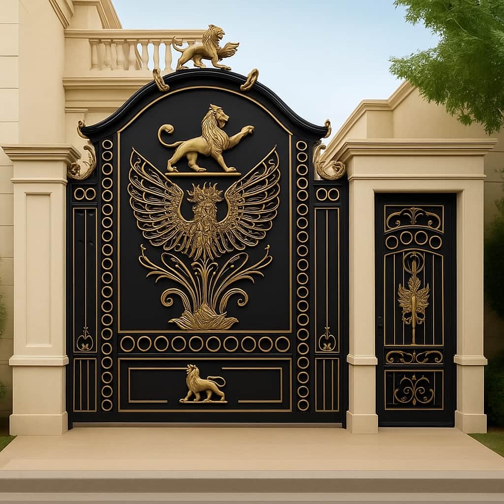 مدل سفارشی درب پارکینگ