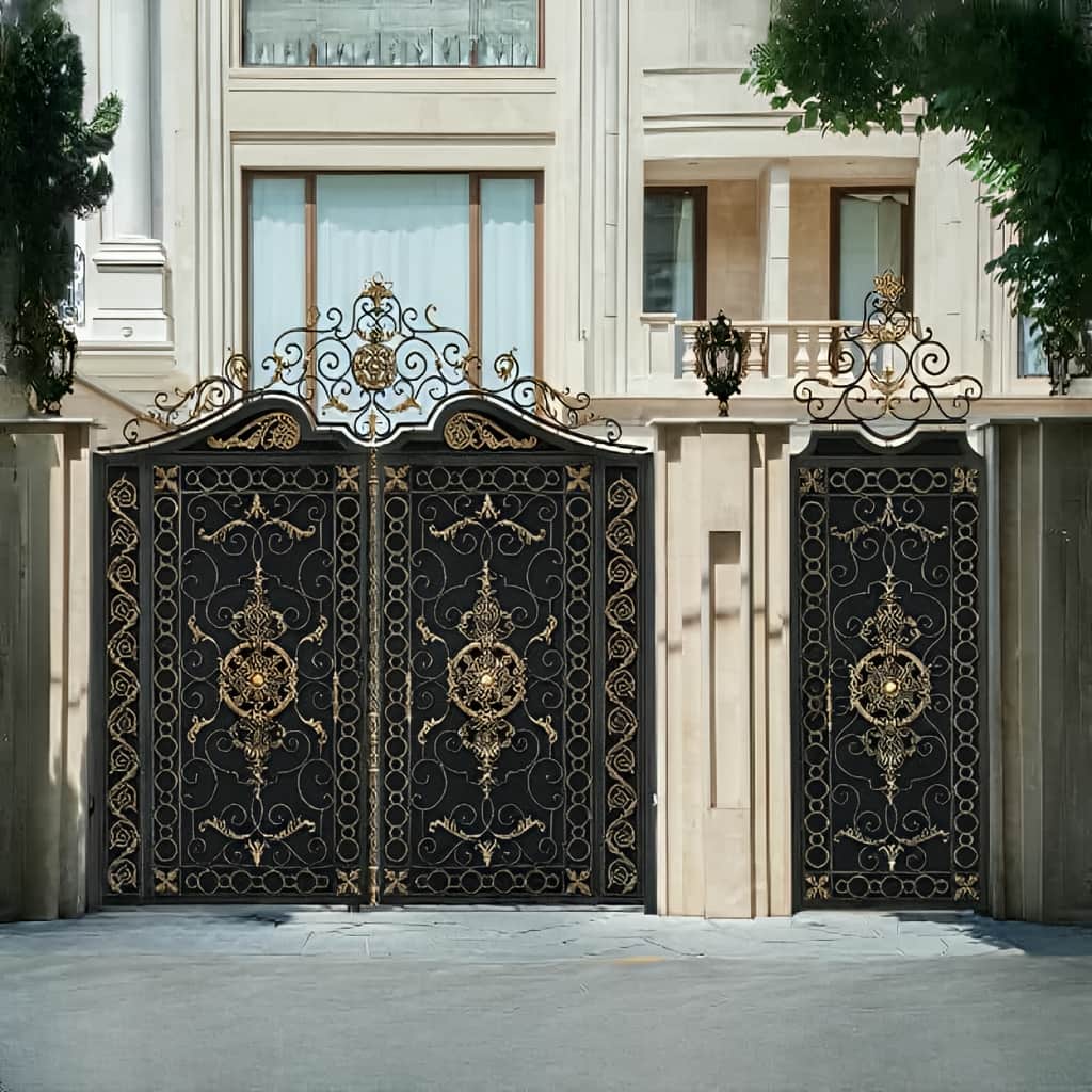 درب فلزی مدل صدفی