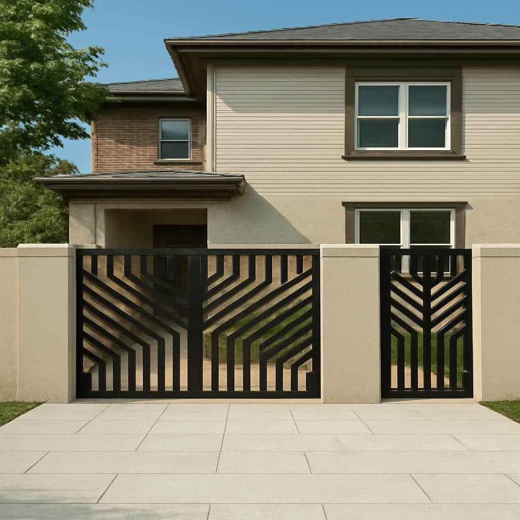 تصویر درب فلزی مدرن اسپاین