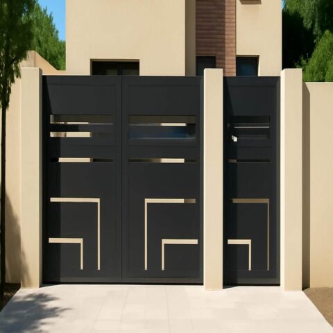 درب مدرن یونیک 5 درب فرفورژه و ساده ساختمان