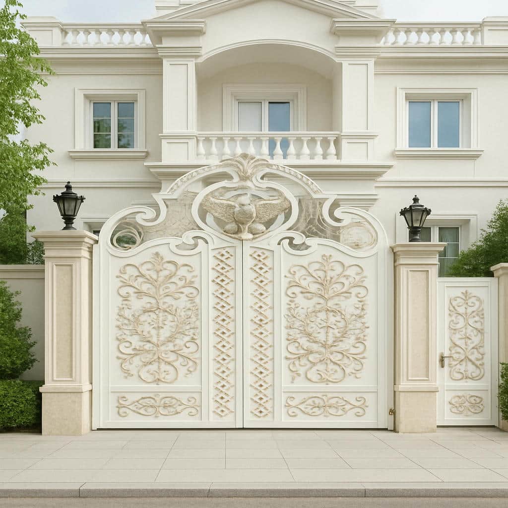 خرید درب مدل میخک فرفورژه لوکس