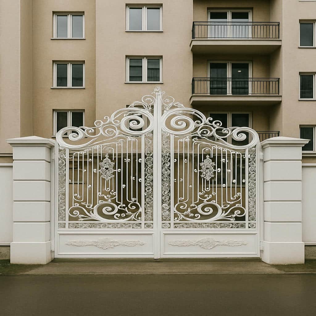 خرید درب مدل نگین فرفورژه کلاسیک برای ویلا و ساختمان