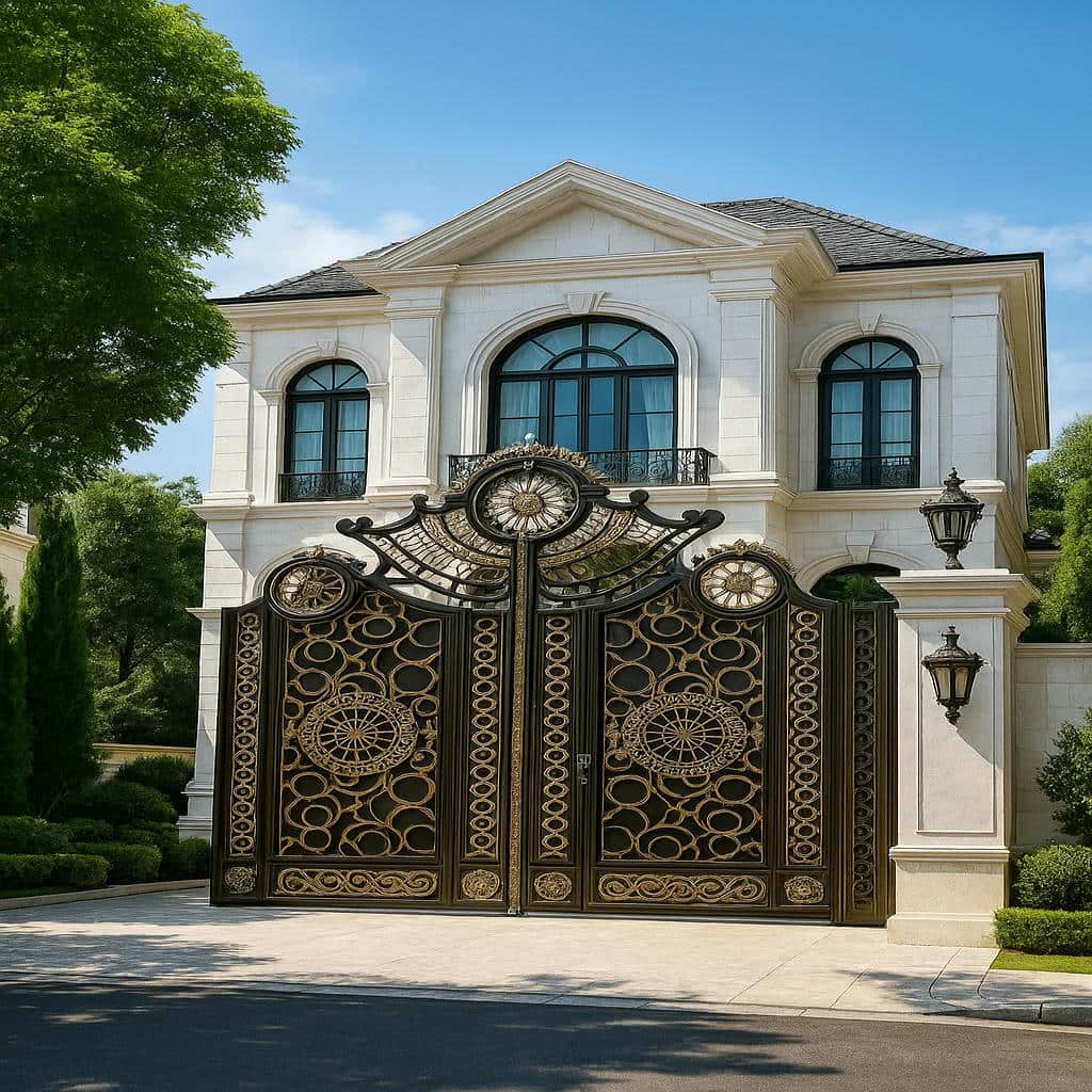 خرید درب ورساچه فلزی برای ورودی ویلا و ساختمان