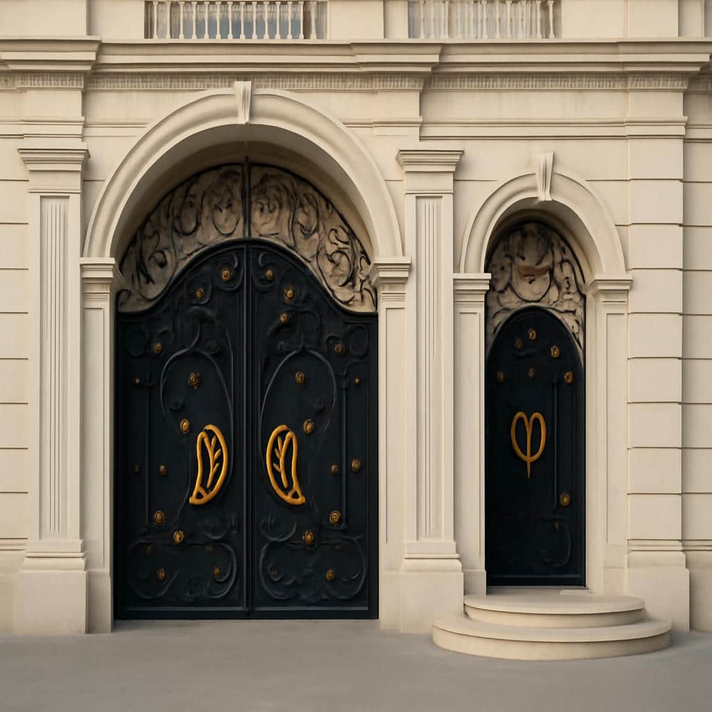 عکس درب فلزی پروانه