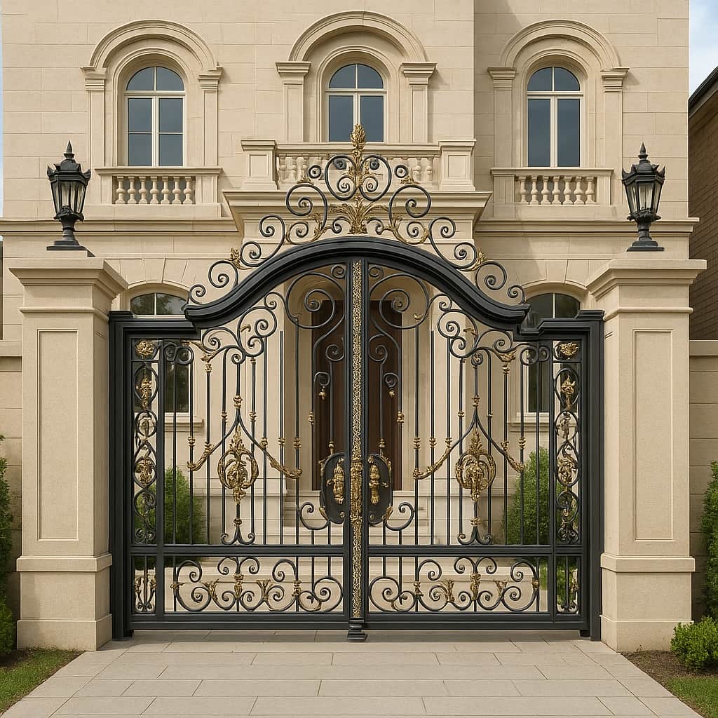 درب فرفورژه مدل پیچک