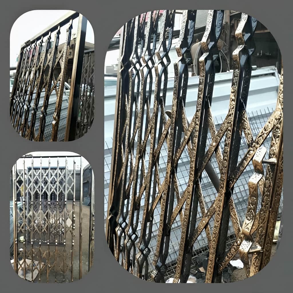 قیمت درب آکاردئونی سه گل در سمنان