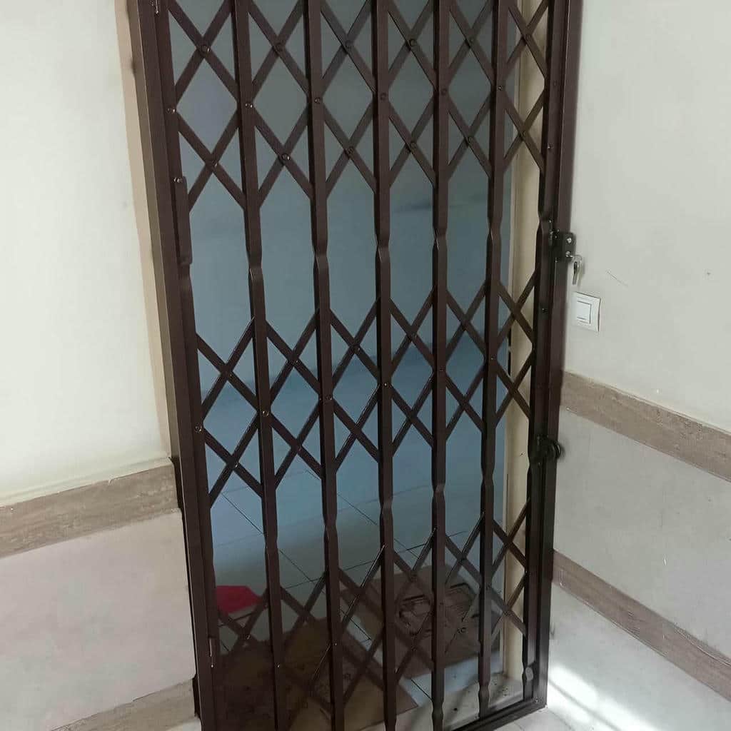 خرید درب آکاردئونی ریل دقیق در پردیس