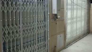 درب آکاردئونی در چالوس