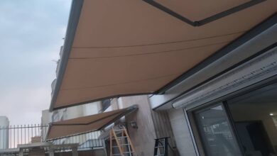 سایبان برقی اتوماتیک در استان گلستان