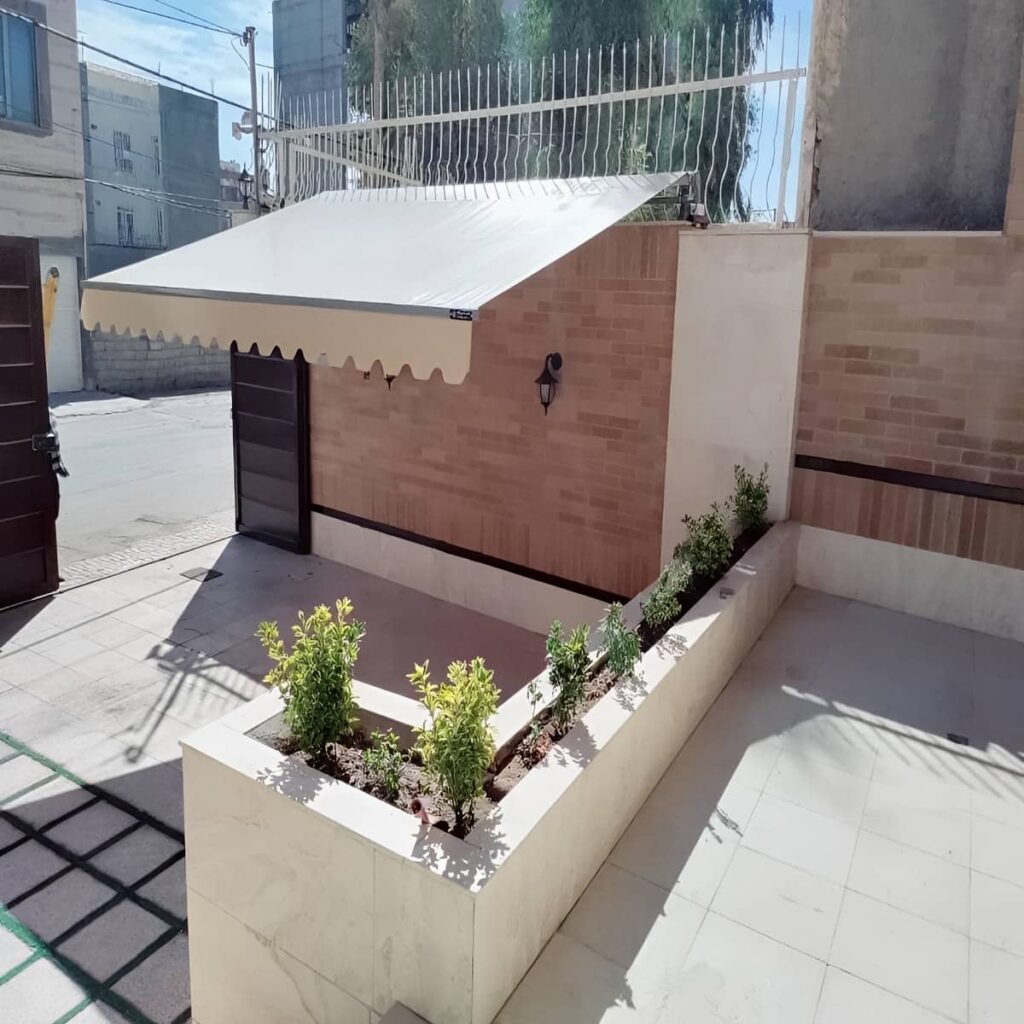نصب سایبان برقی اتوماتیک ضد UV در قم