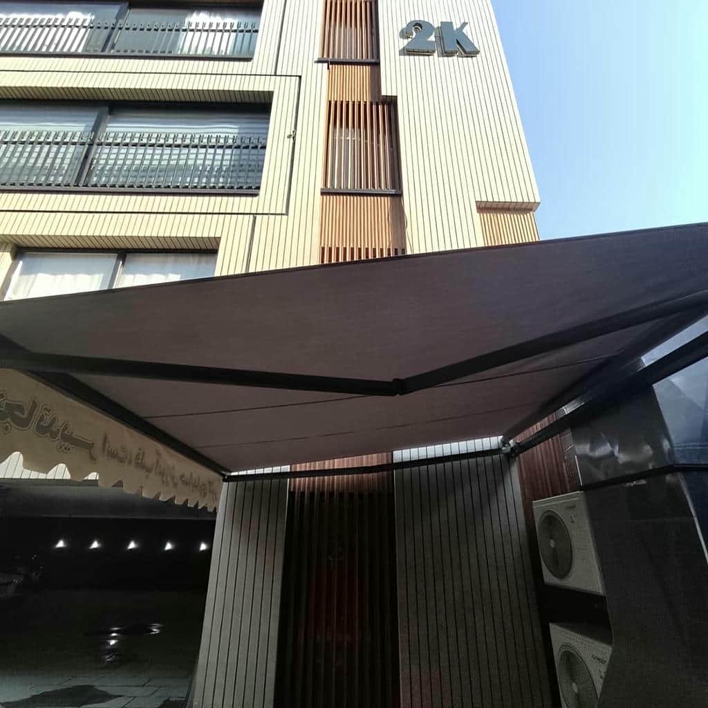نصب سایبان برقی اتوماتیک ضد یووی در محمودآباد