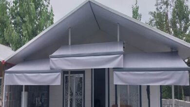 سایبان برقی اتوماتیک در هشتگرد