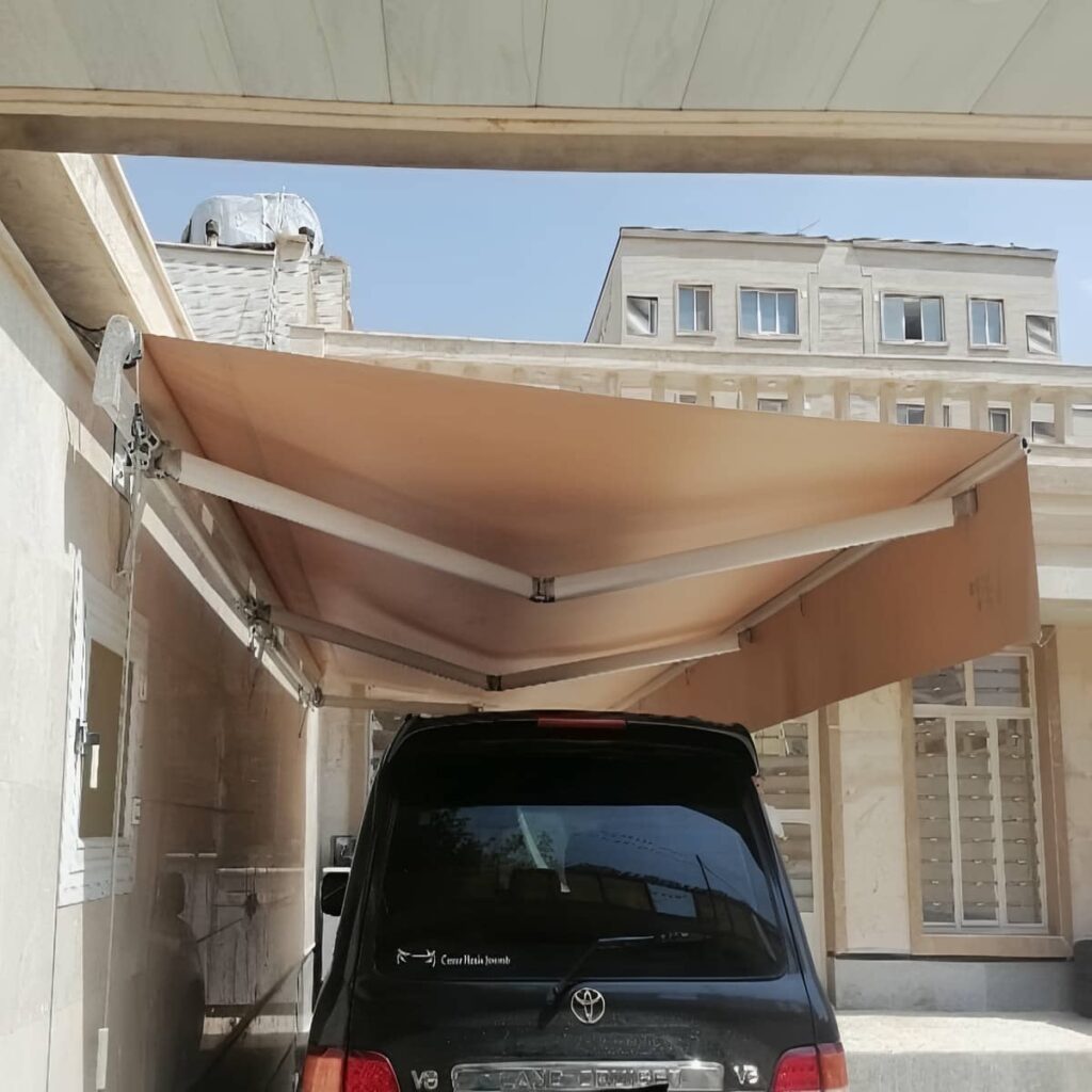 نصب سایبان برقی اتوماتیک ضد UV در بجنورد