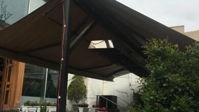 سایبان برقی اتوماتیک در نیشابور