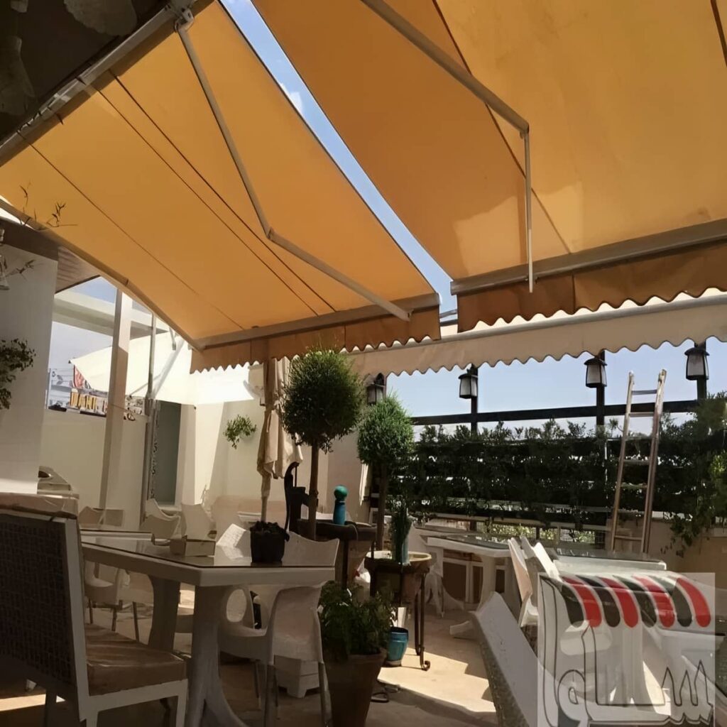 نصب سایبان برقی اتوماتیک ریموتی در بندر چابهار