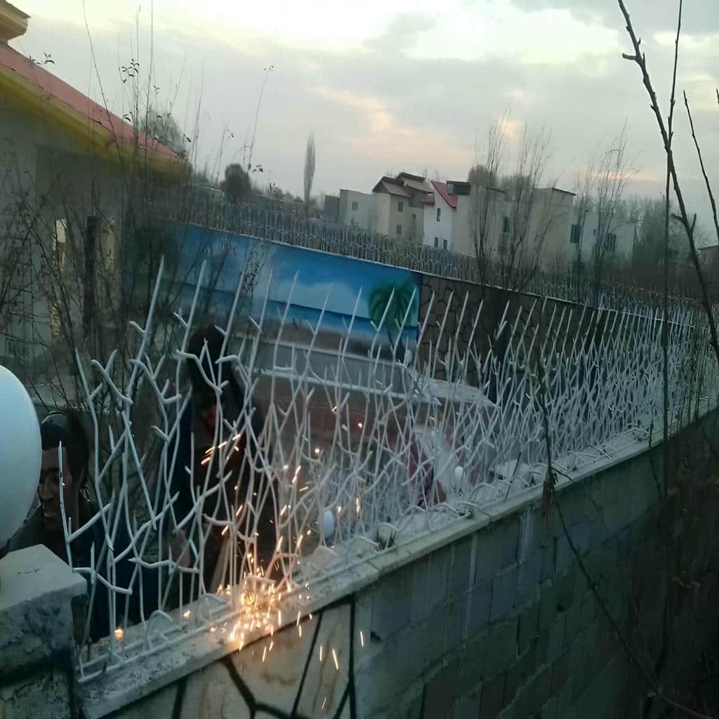 نصب حفاظ شاخ گوزنی نقاط خلوت در گرگان