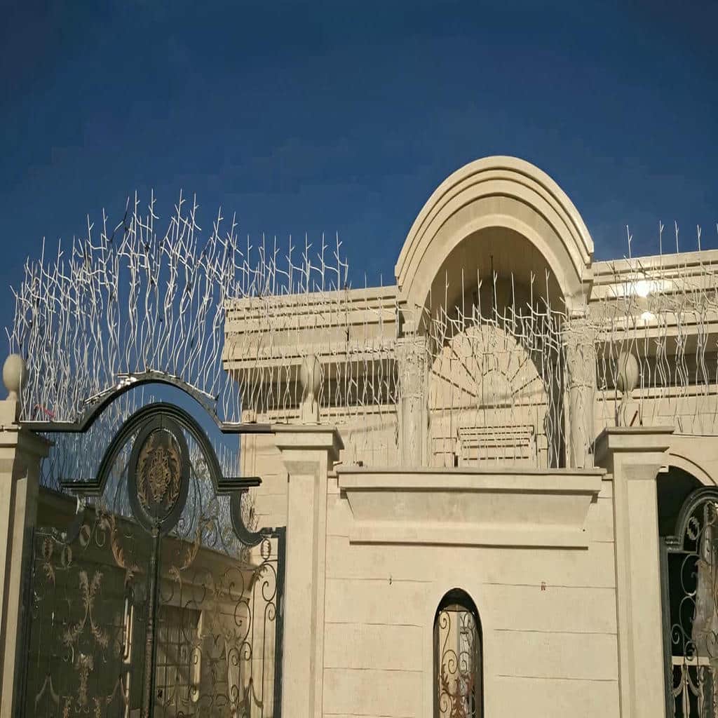 نصب حفاظ شاخ گوزنی رنگ آفتابی در سبزوار