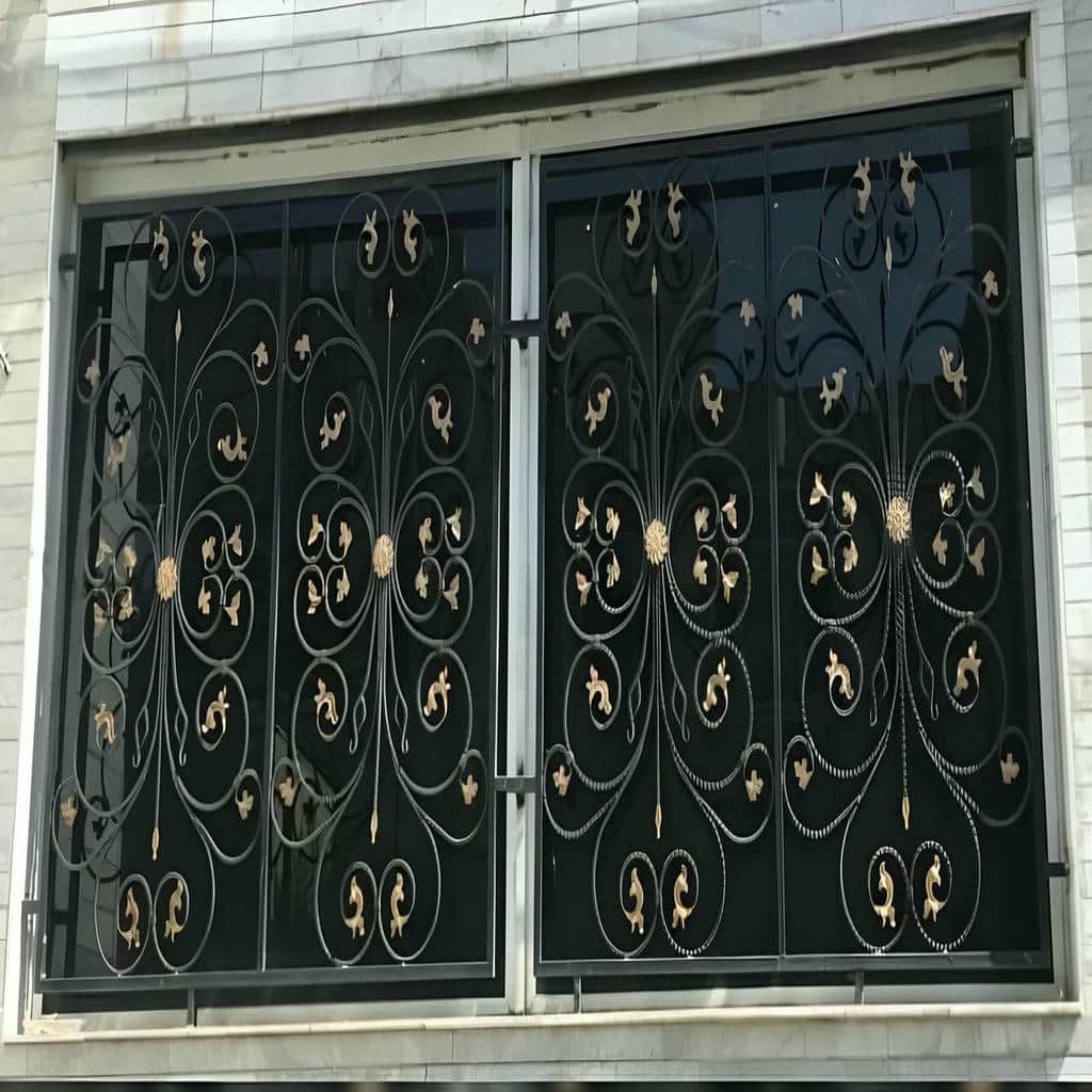 قیمت حفاظ پنجره فلزی فرفورژه مدرن در اراک
