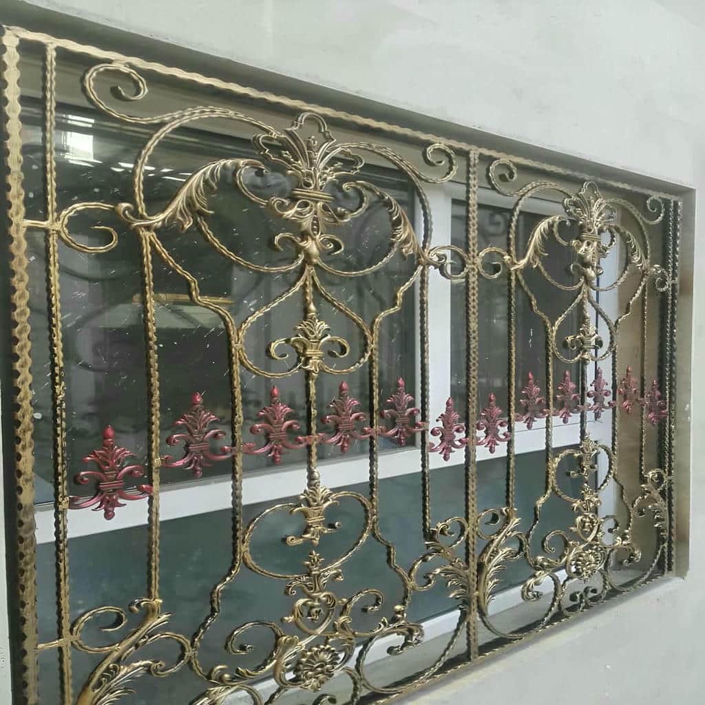 قیمت حفاظ پنجره فلزی فرفورژه مدرن در چالوس
