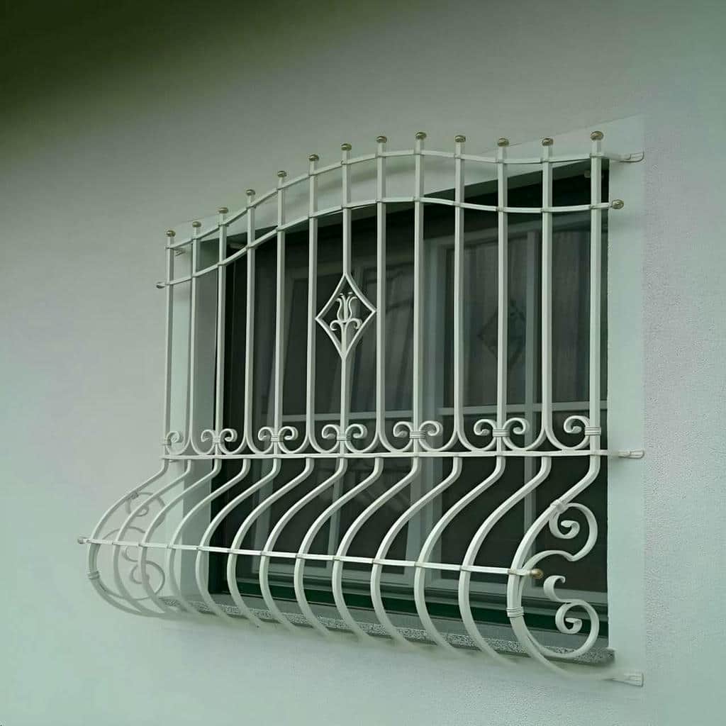 قیمت حفاظ پنجره فلزی فرفورژه در سنندج