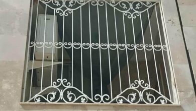 حفاظ پنجره فلزی در باغ عباسآباد