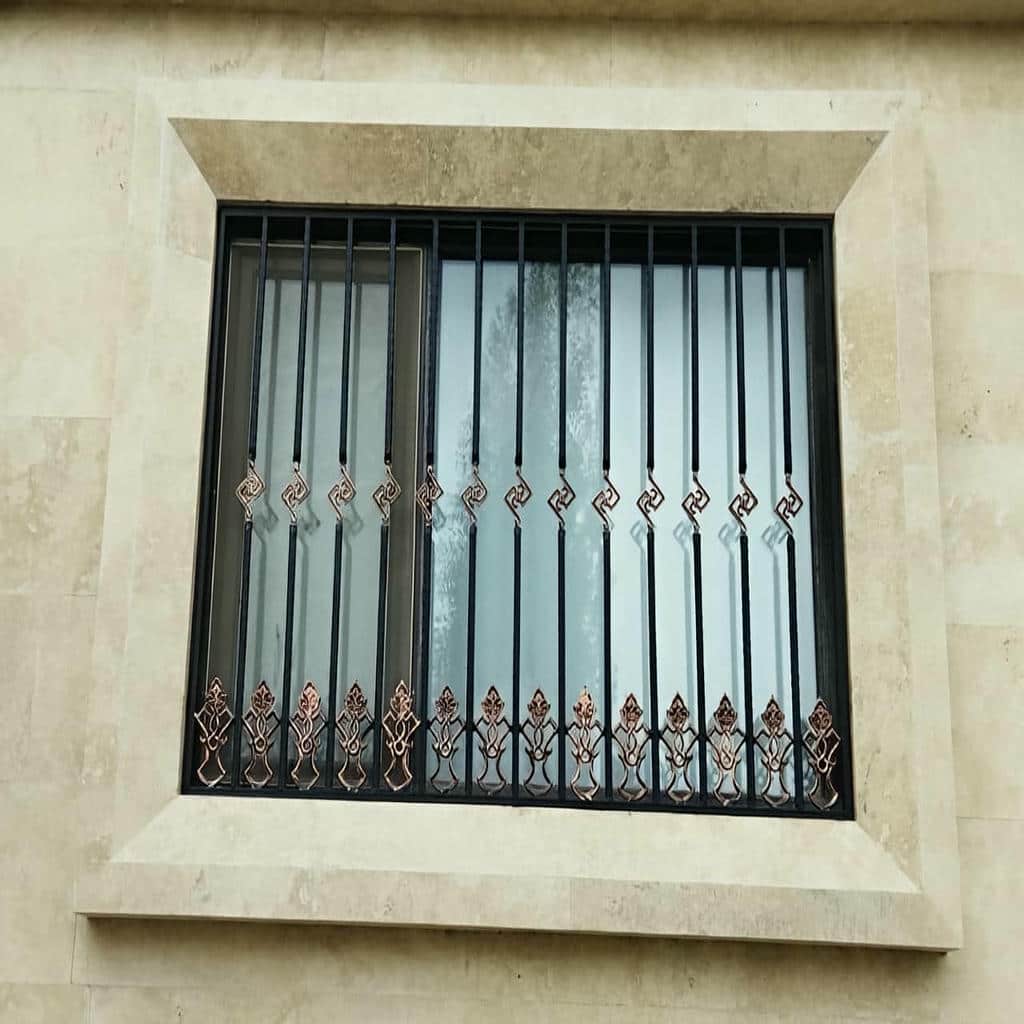 قیمت حفاظ پنجره فلزی فرفورژه در بندر چابهار