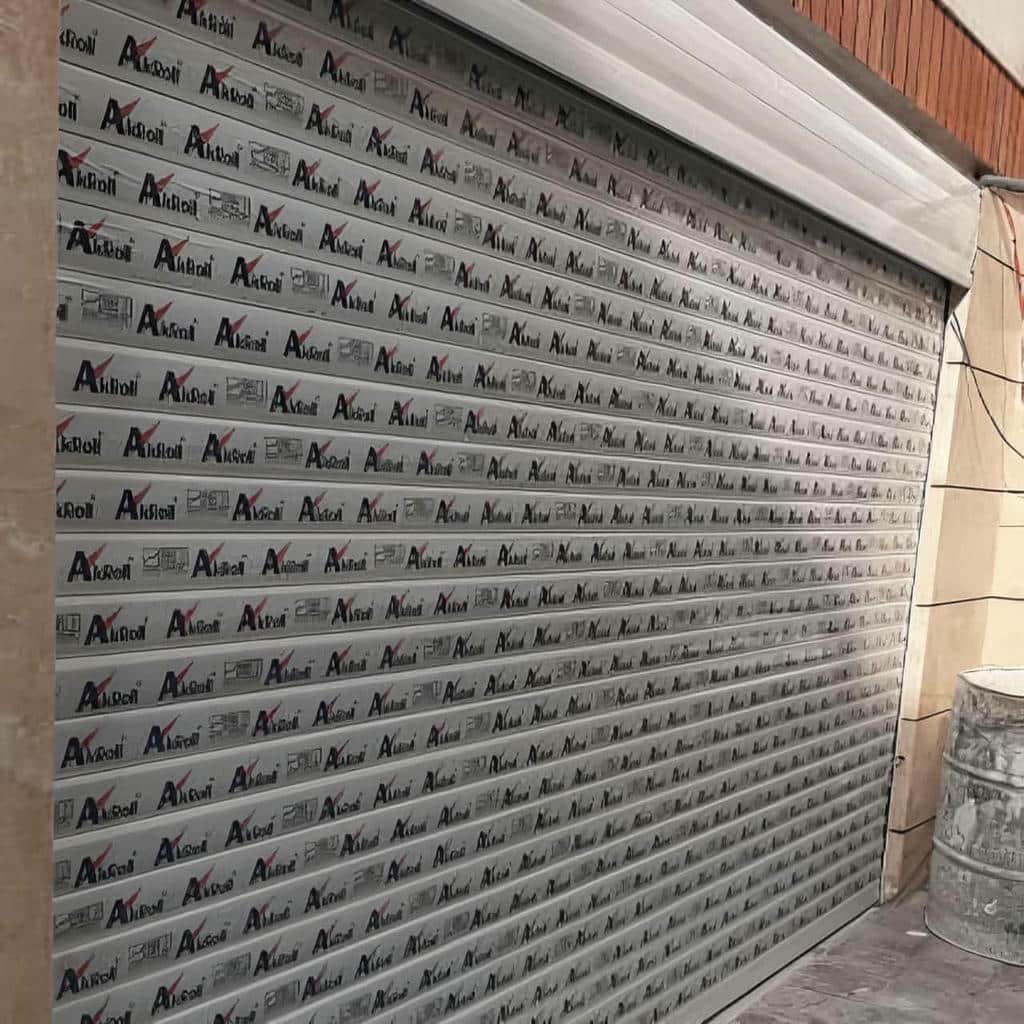 نصب کرکره برقی اتوماتیک مغازه در آبادان