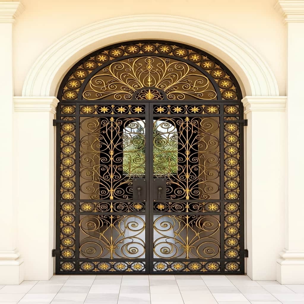 خرید درب ویلایی فرفورژه ساده در مشهد