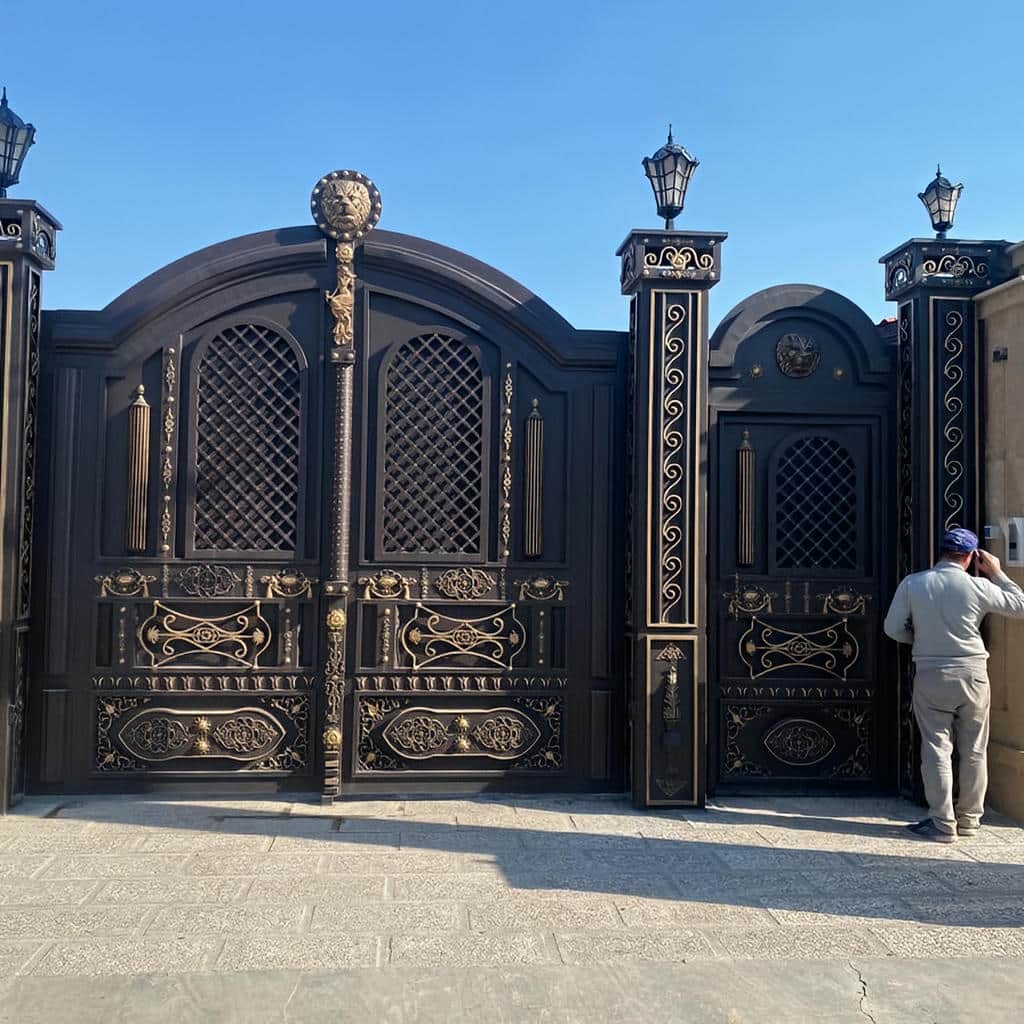 خرید درب ویلایی فرفورژه ضربه پذیر در سنندج