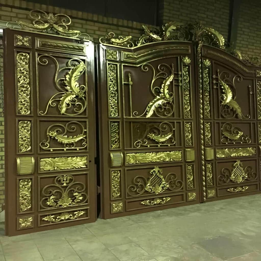 کارخانه درب ویلایی فرفورژه رنگ کوره ای در ملارد
