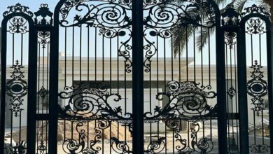 درب ویلایی فرفورژه در قزوین