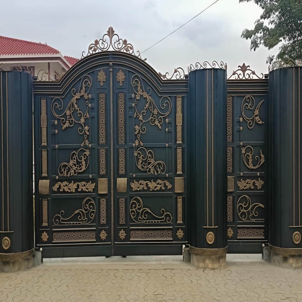 قیمت درب ویلایی فرفورژه طرح ساده در بیرجند