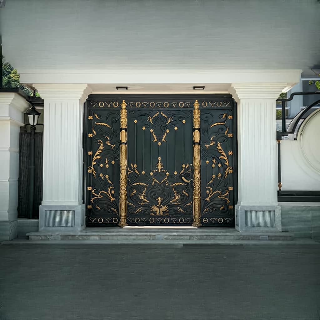خرید درب ویلایی فرفورژه ساده در ساری