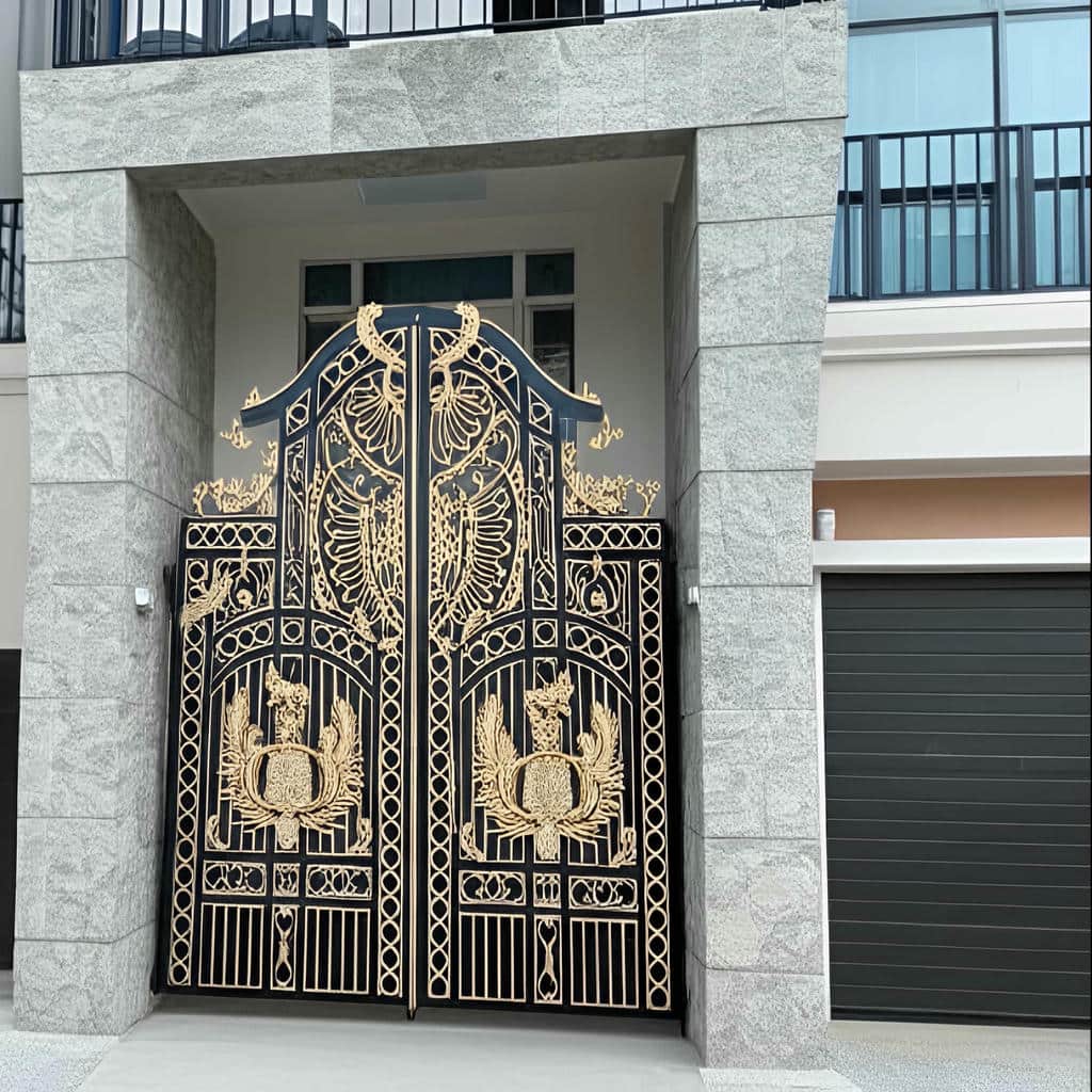 قیمت درب ویلایی فرفورژه طرح ساده در نسیم شهر