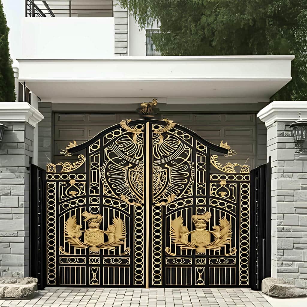 نصب درب ویلایی فرفورژه مدرن در ساری