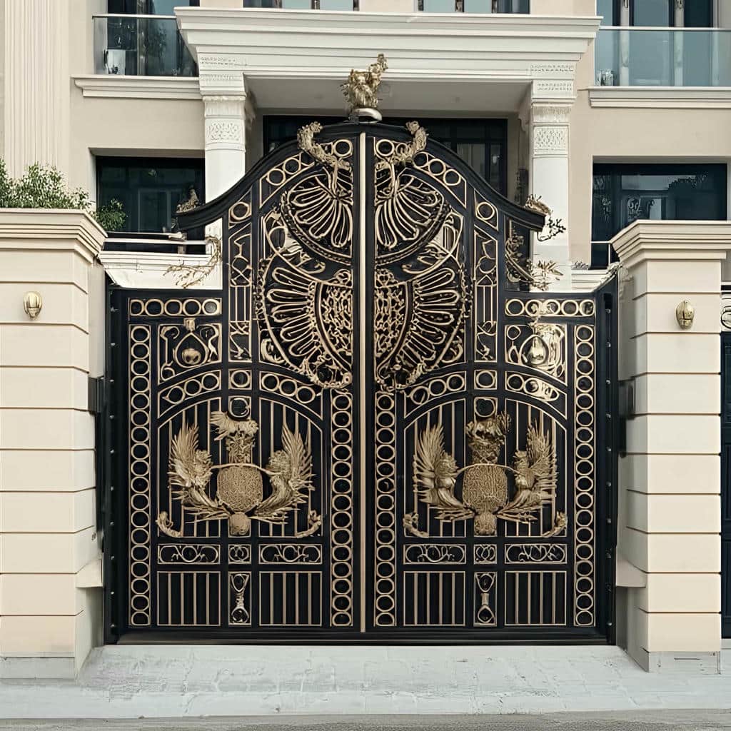 خرید درب ویلایی فرفورژه ساده در همدان